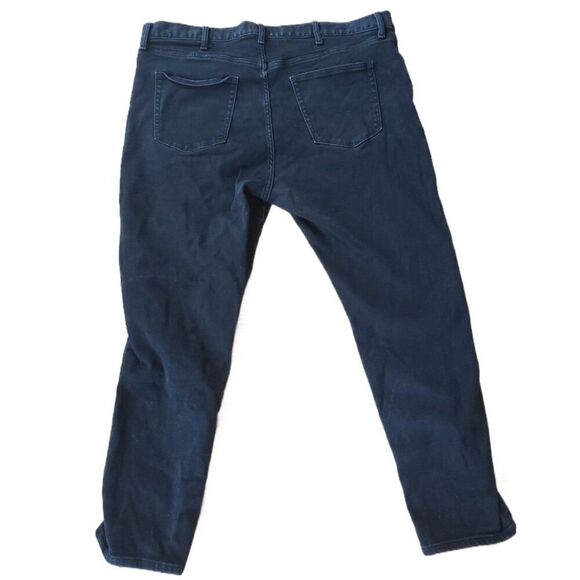 Uniqlo Men's Black Slim Fit Tapered Heattech Jeans - Picture 4 of 5